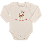long sleeve graphic bodysuit | little deer big cheer