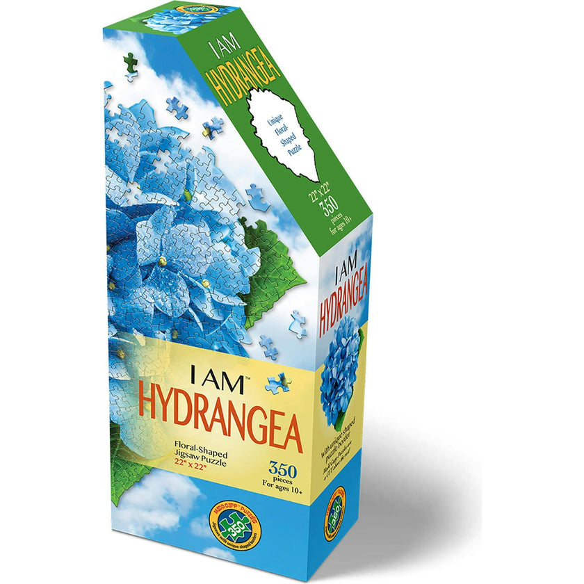 Madd Capp: I Am Hydrangea - 350 Piece Puzzle - Floral Shaped Jigsaw