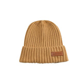 Knit Beanie Wide Rib | Buckwheat