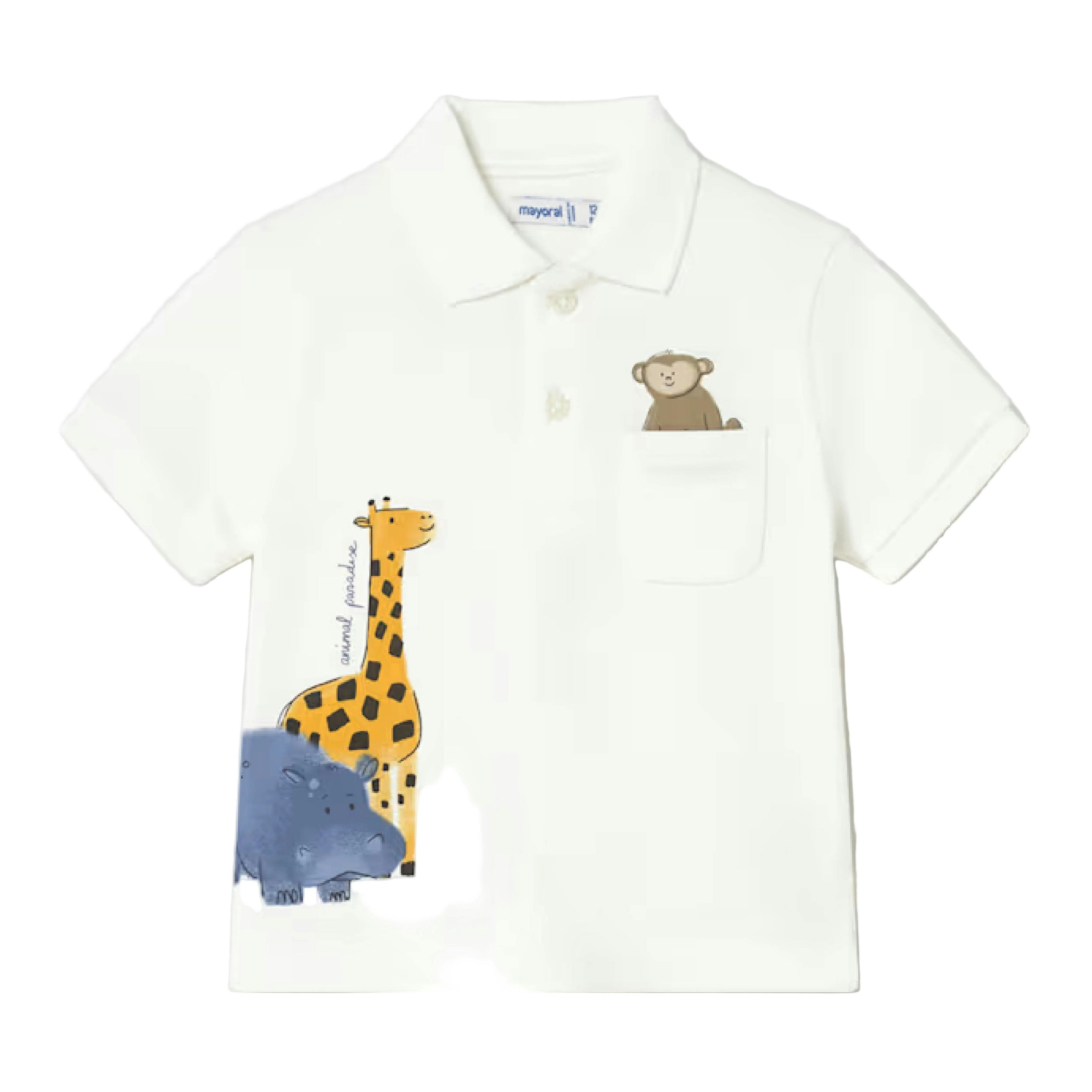 White Animal Polo