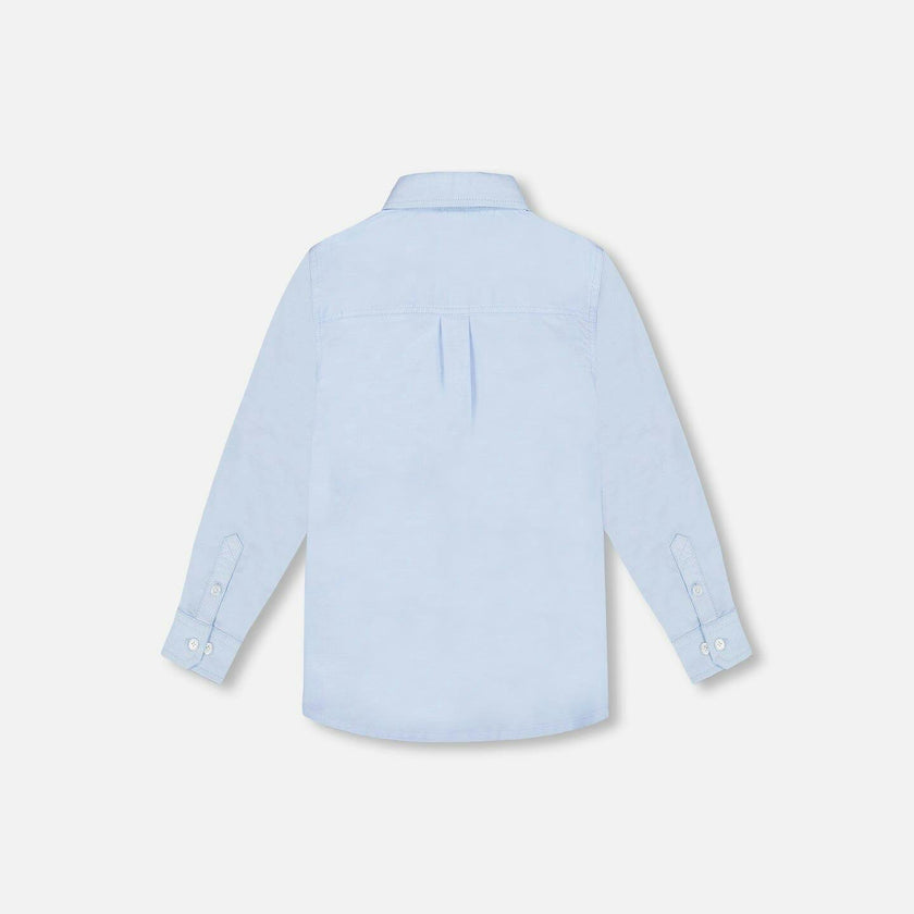 Long Sleeve Button Down Shirt Pale Blue