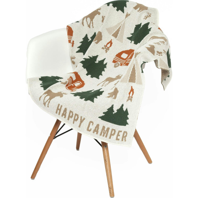 Happy Camper Baby Throw