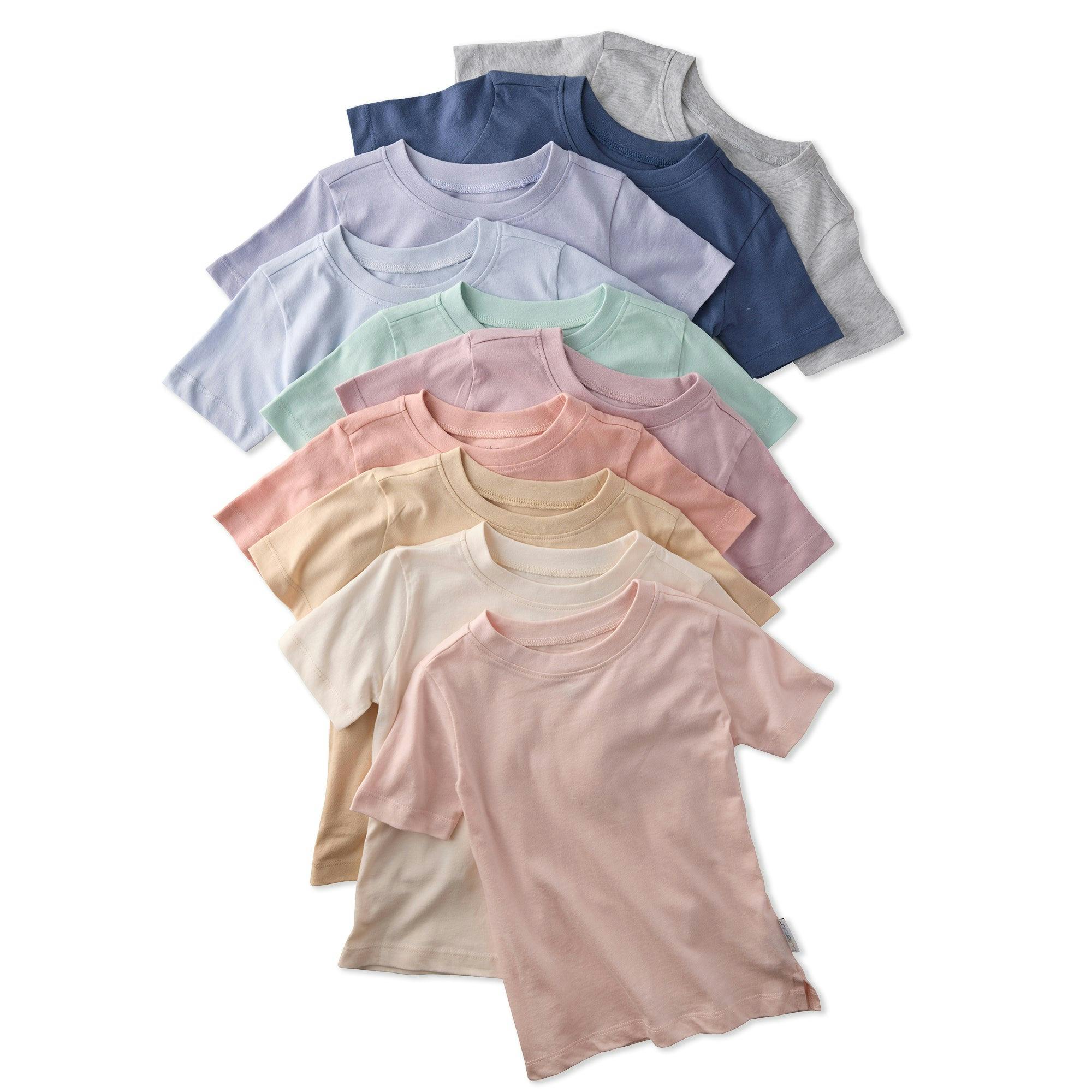 TAYLOR 10-Pack Toddler Short Sleeve T-Shirts
