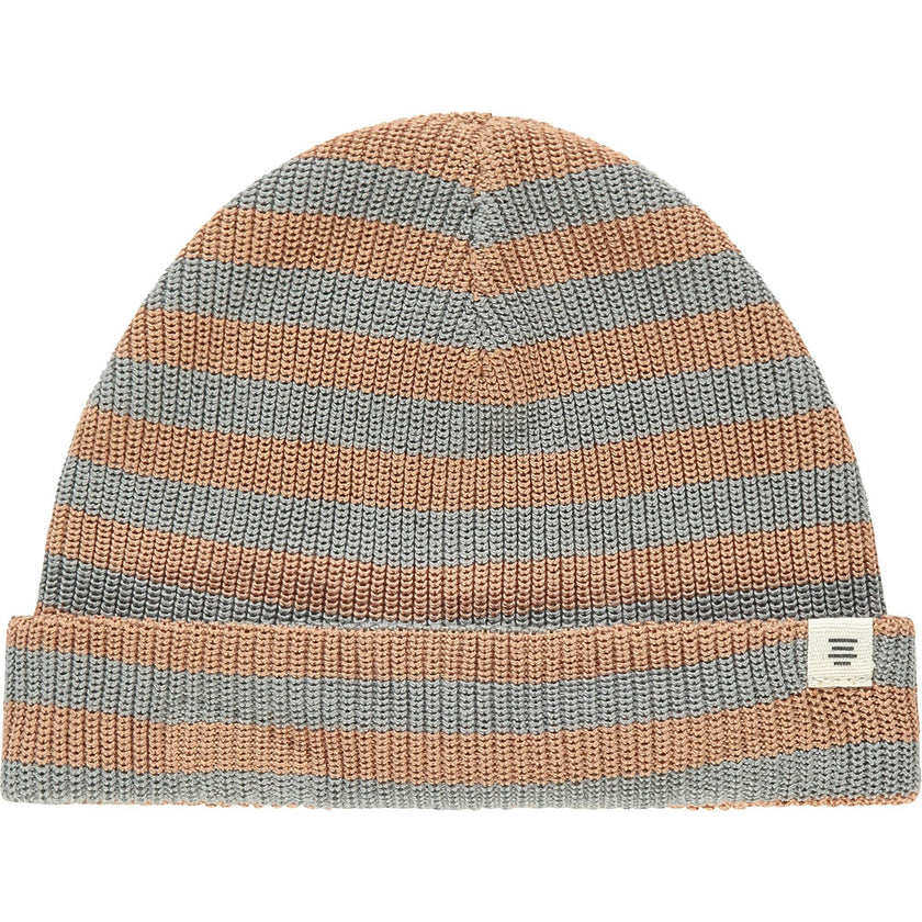 Chunky Knit Striped Hat