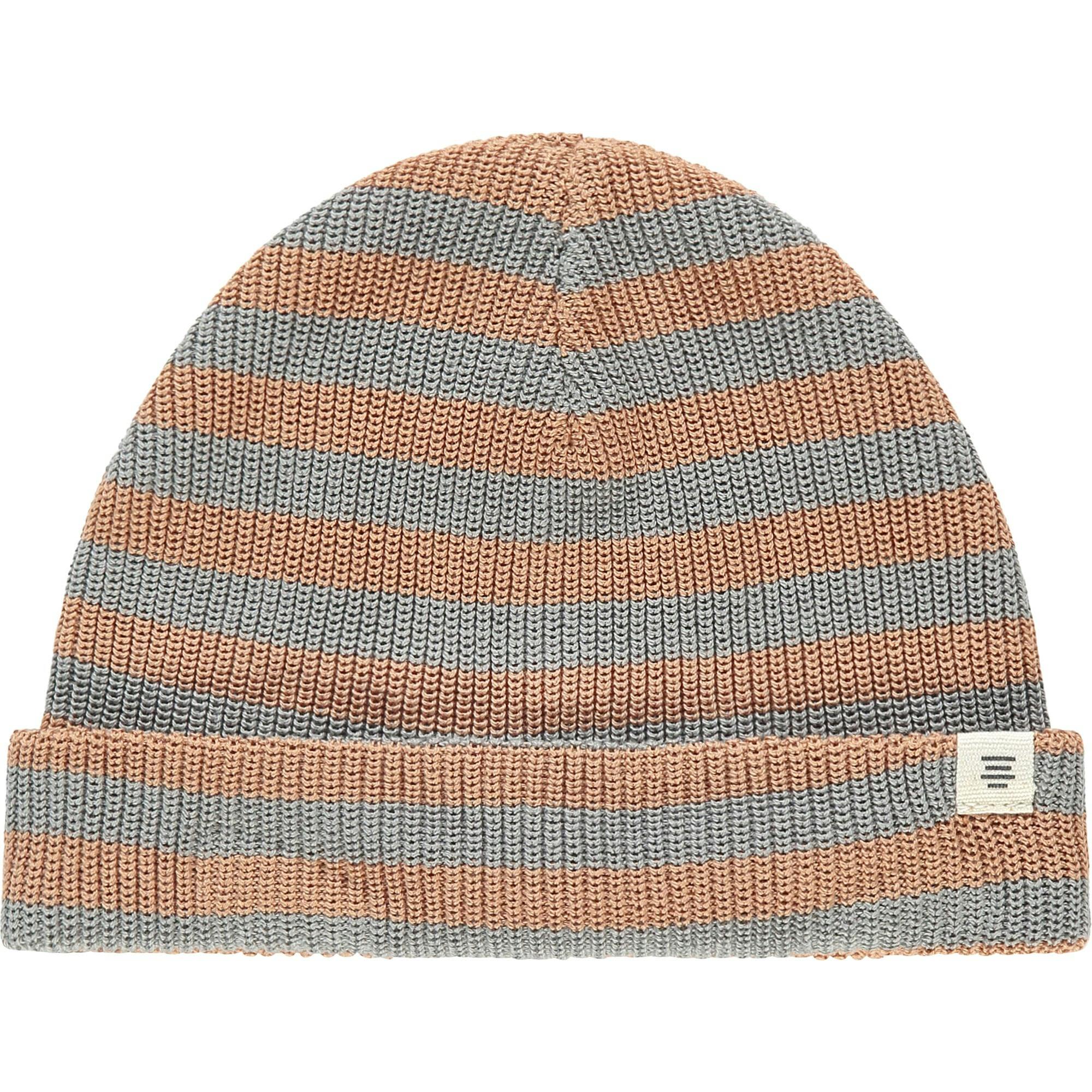 Chunky Knit Striped Hat