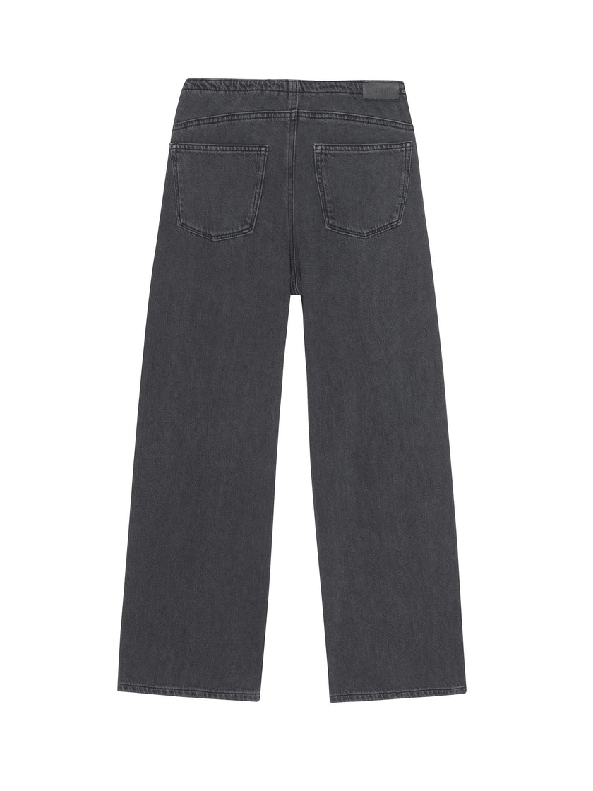 Frankie Low-Slung Wide Leg Jeans | Nightshade Lace