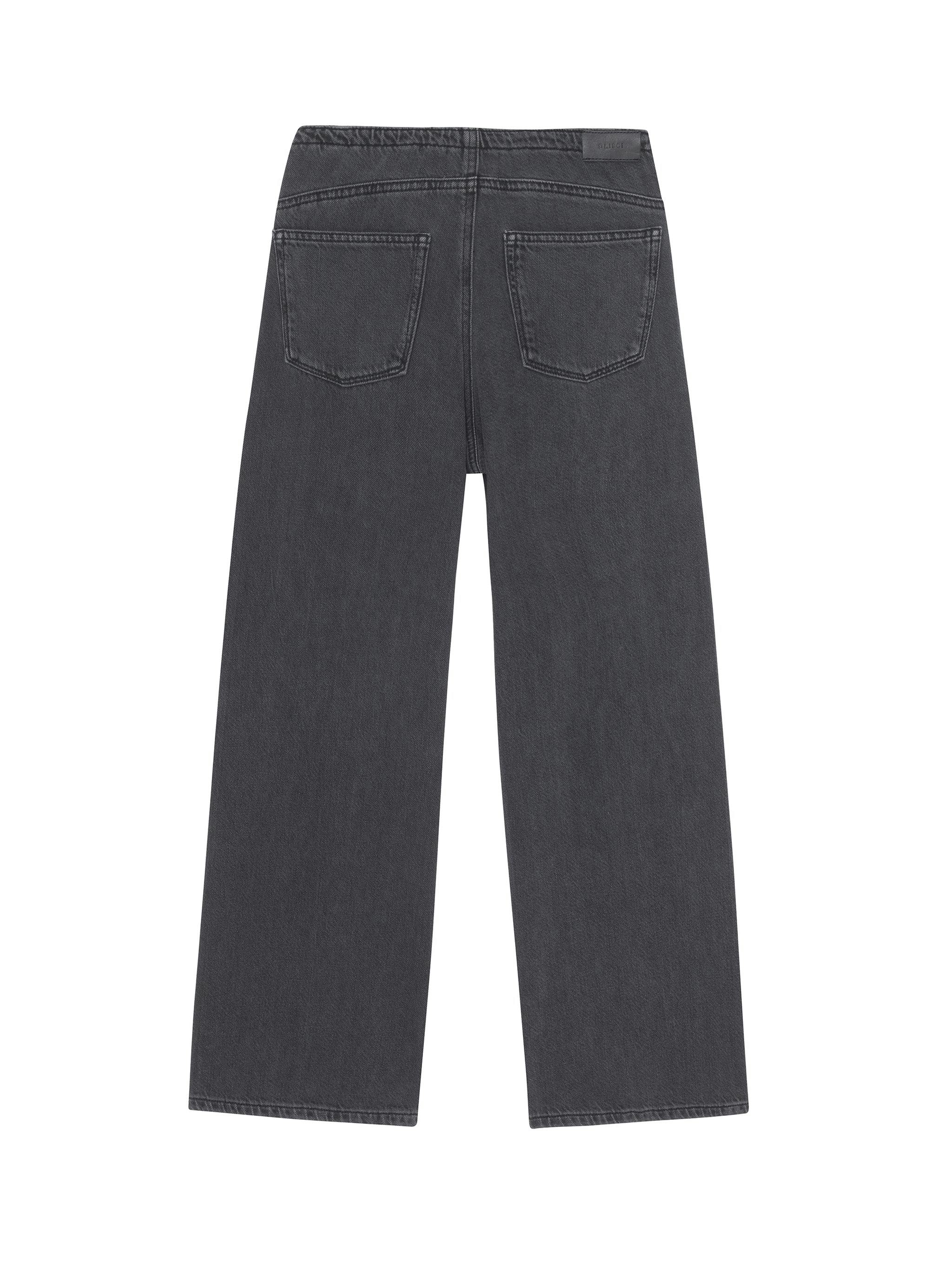 Frankie Low-Slung Wide Leg Jeans | Nightshade Lace