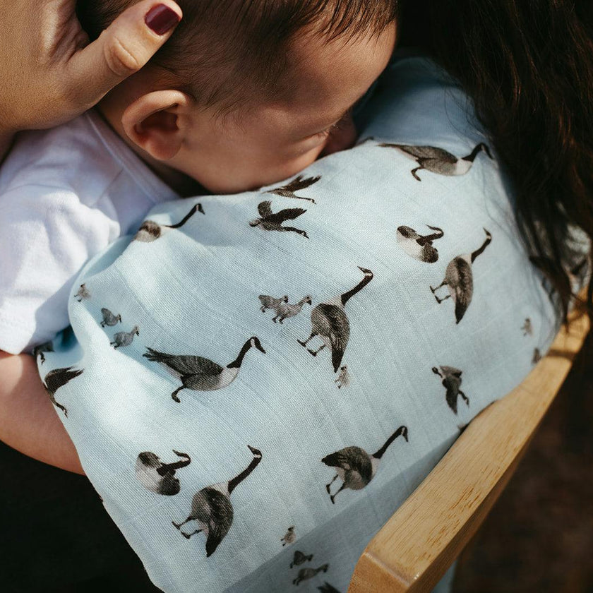 Goose Bamboo Burp Cloth