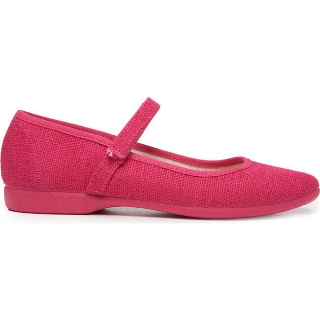 Classic Textured Canvas Mary Janes