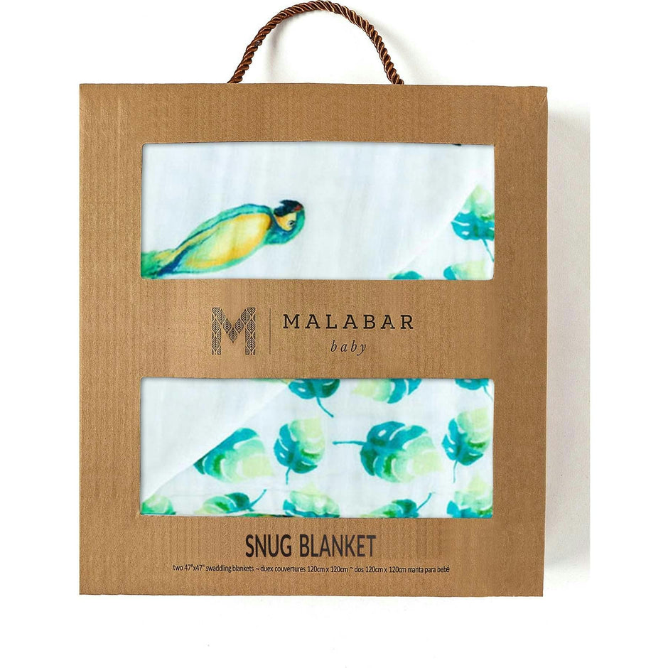 Organic Muslin Four-Layer Reversible Snug Blanket
