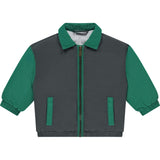 Colorblock Nylon Bomber Jacket