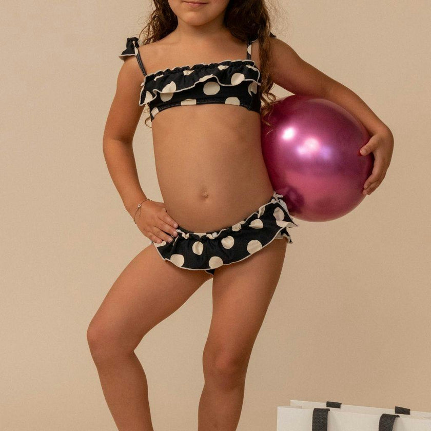 Polka Dot Mini Cabana Bikini Set