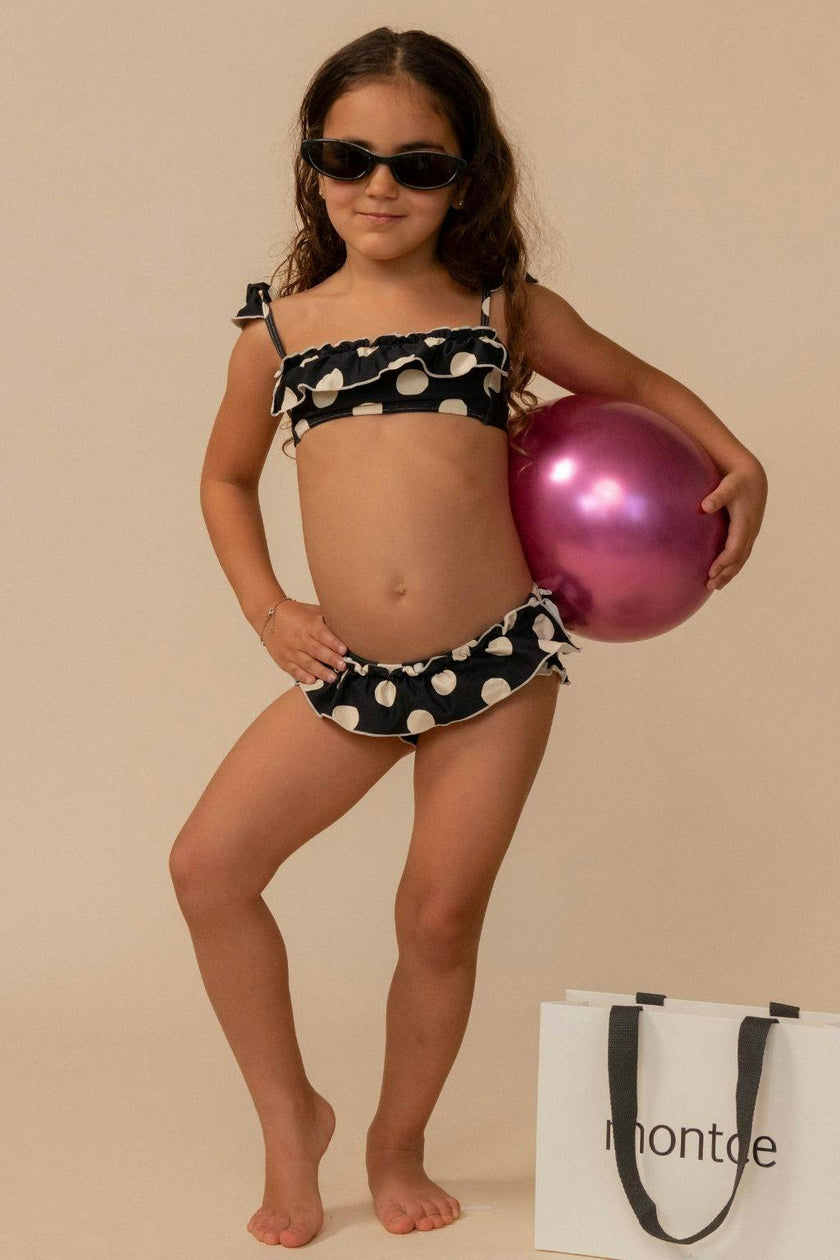 Polka Dot Mini Cabana Bikini Set