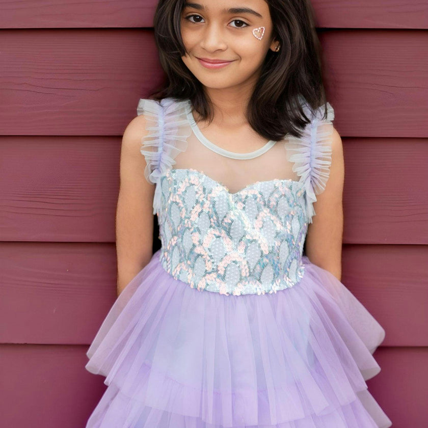 Lilac Dream Tiered Fairy Dress