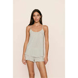 Gisele Printed TENCEL™ Modal Cami & Shortie Short PJ Set, White