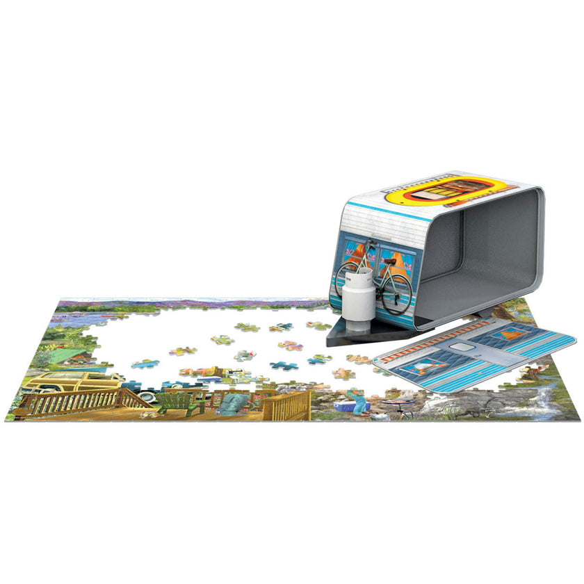 Camping Trailer Tin - 550 PC Puzzle