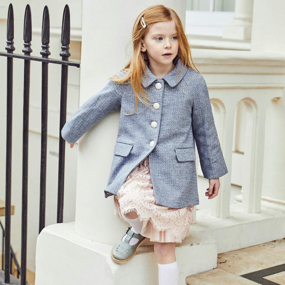 Islington Coat - London Couture - Porcelain Blue