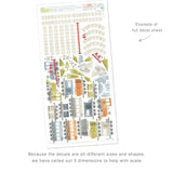 Train Kit • Large • Peel-and-Stick Wall Decals