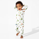 Christmas Tree Farm Bamboo Convertible Footie
