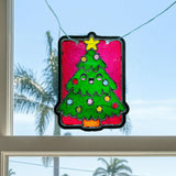 Scratch & Scribble Mini Window Banner Kit - Festive Friends - 6 Cards