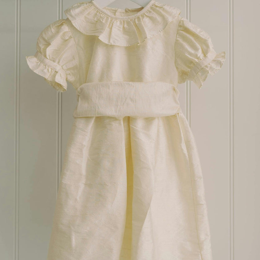 Ivory Azalea Ceremony Silk Girl Dress