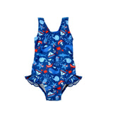 UPF 50+ Delaney Hip Ruffle Swimsuit