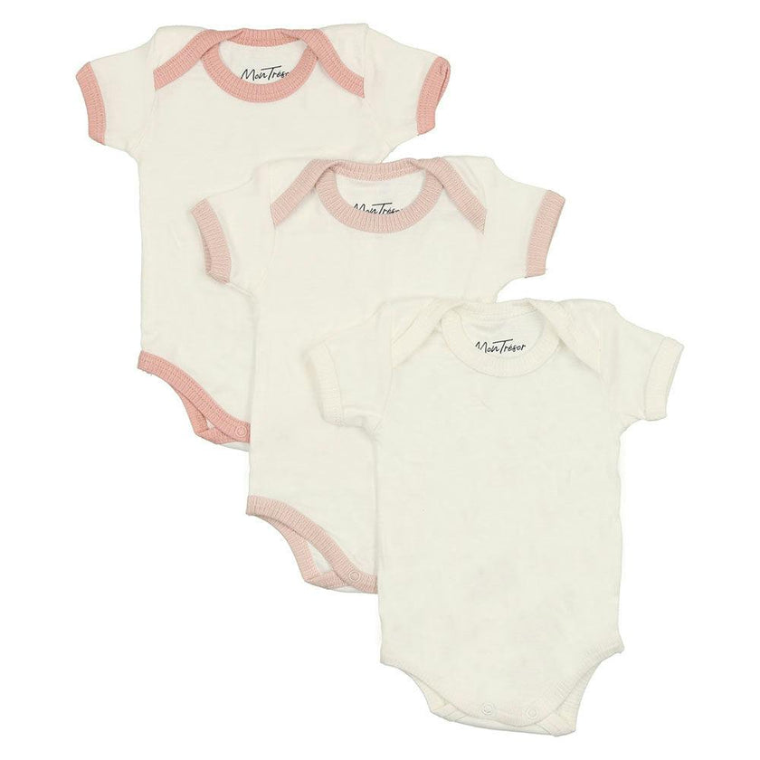 Short Sleeve Modal Onesie 3 Pack