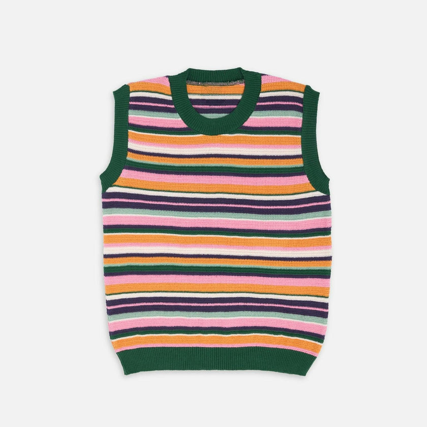 women's organic cotton top – tropical garden
