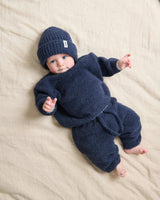 Ribbed Beanie • Fuzzy