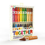 Color Together Triangular Crayons - Set of 18