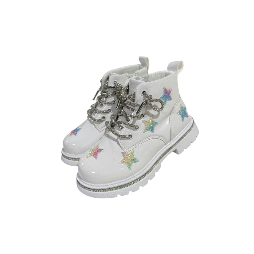Rainbow Shimmer Stars Boots