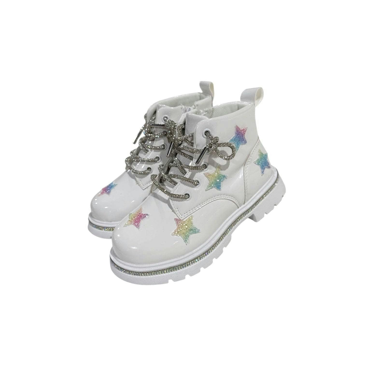 Rainbow Shimmer Stars Boots