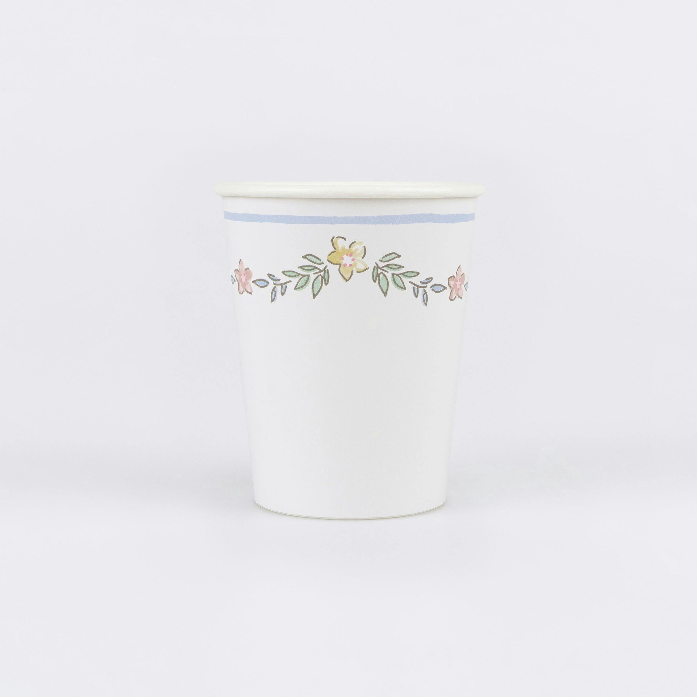 Chintz Border Cups