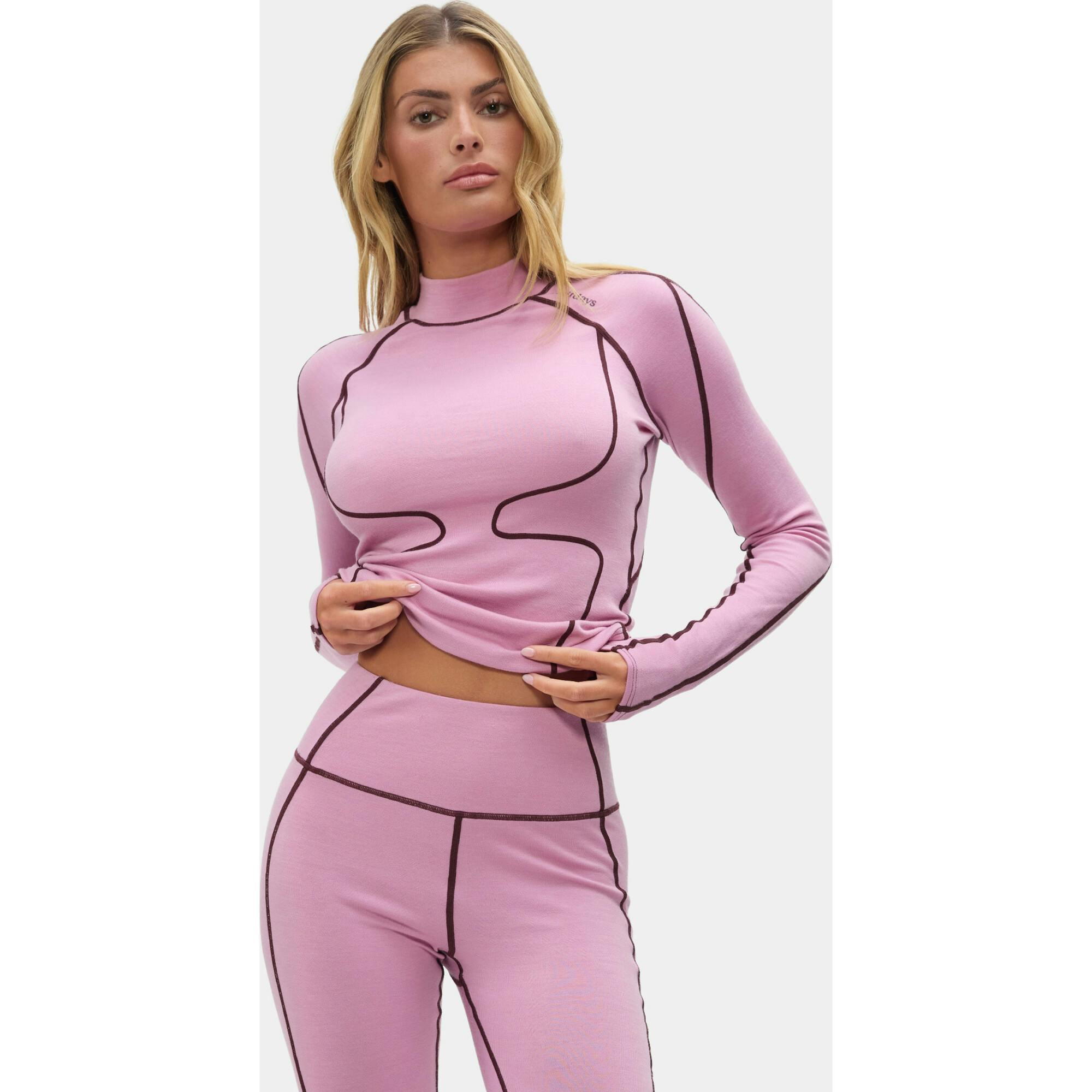 Fay Midweight Merino Top Amethyst