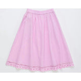 ISLA LACE SKIRT PINK