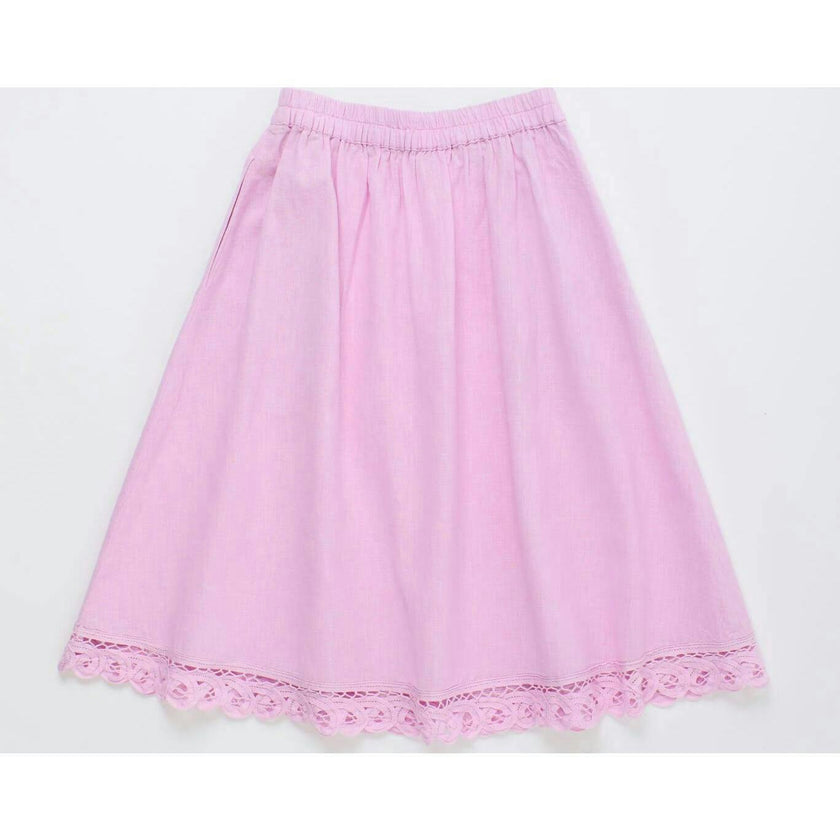 ISLA LACE SKIRT PINK