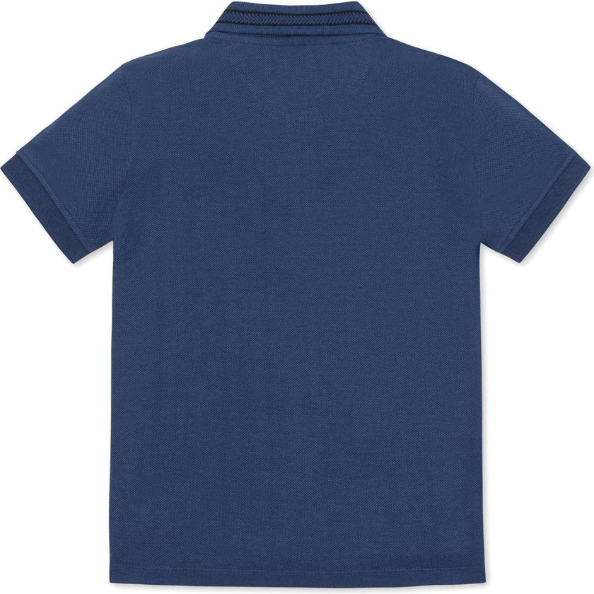 Organic Short Sleeve Knit Pique Polo Shirt