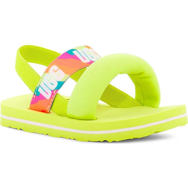 Lime Green Zuma Sling Baby Sandals