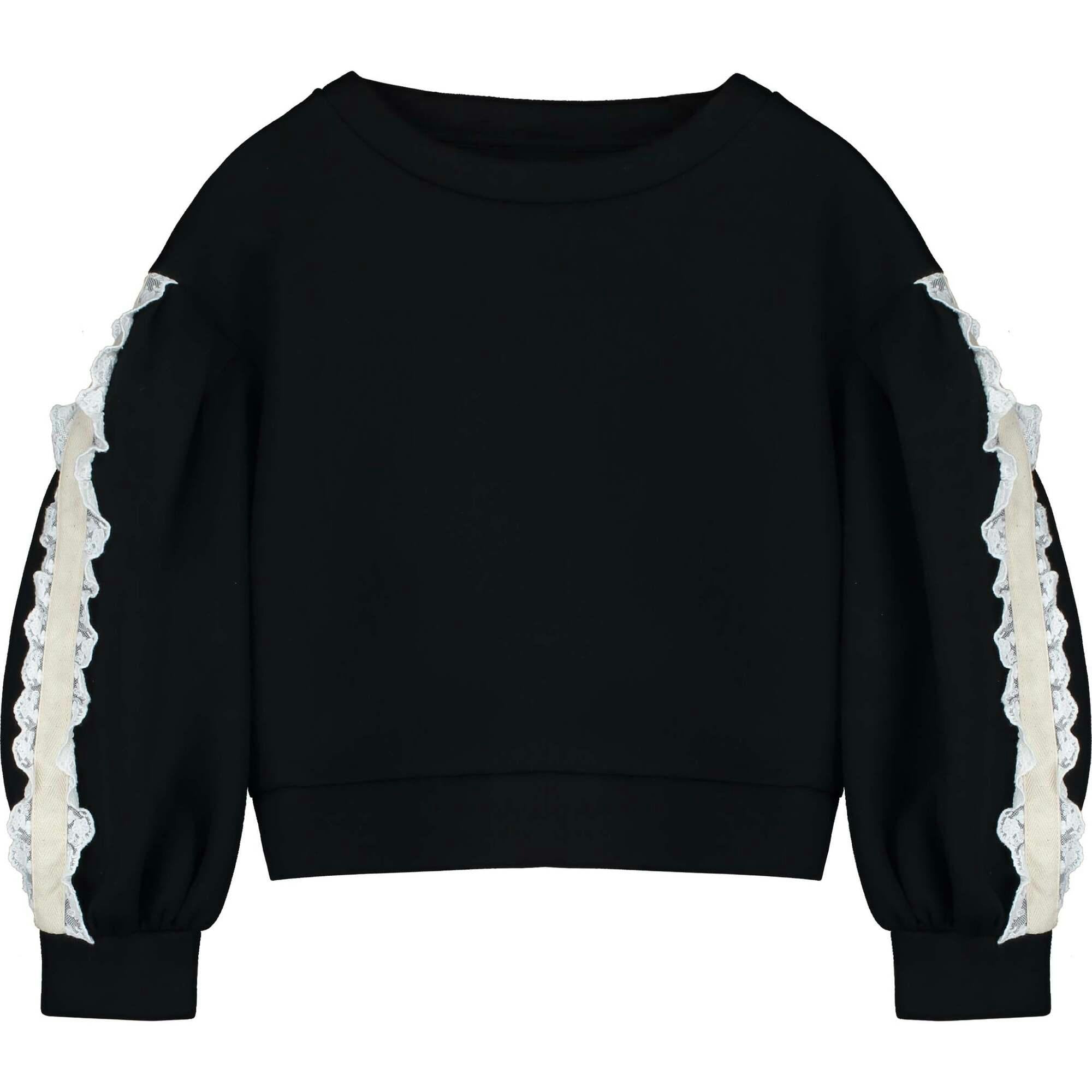 Neoprene Lace Ballon Sweatshirt