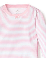 Kid's Pima Snug Fit Pajama Set in Pink Stripes