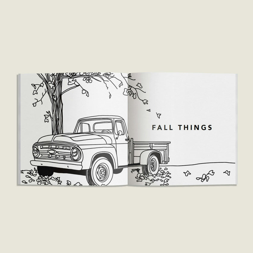 Fall Things: How to Draw Books for Kids