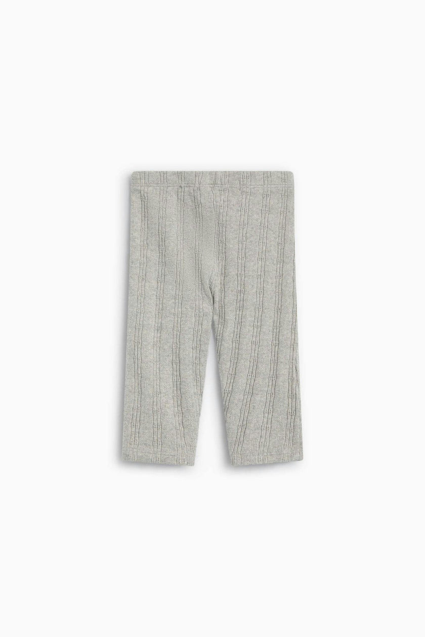 TNS Logo Baby Legging Mid Grey Melange