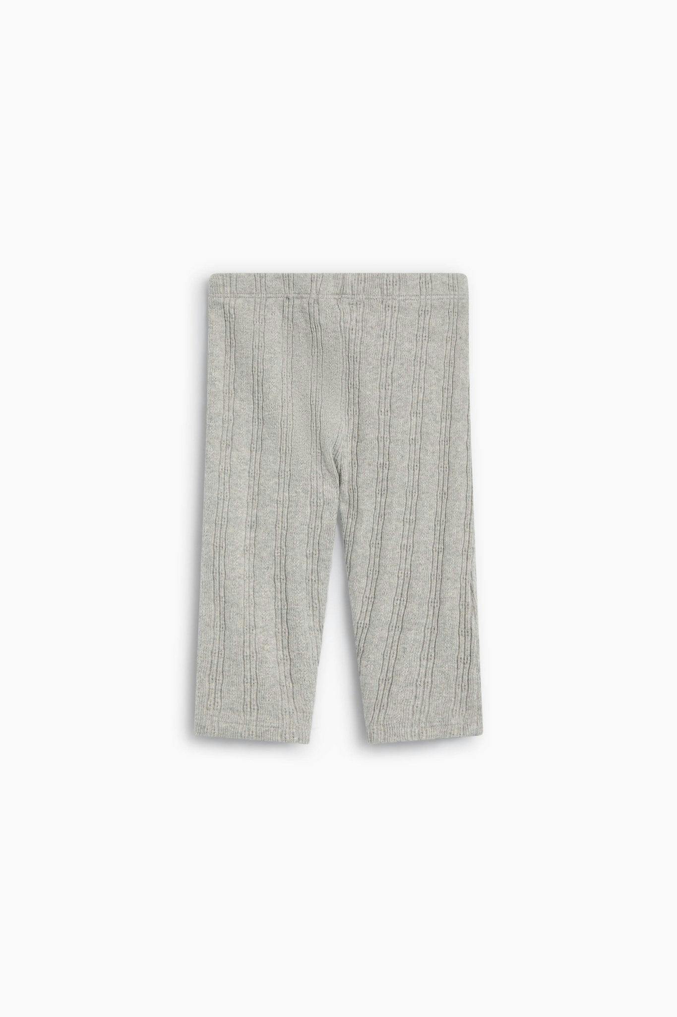 TNS Logo Baby Legging Mid Grey Melange