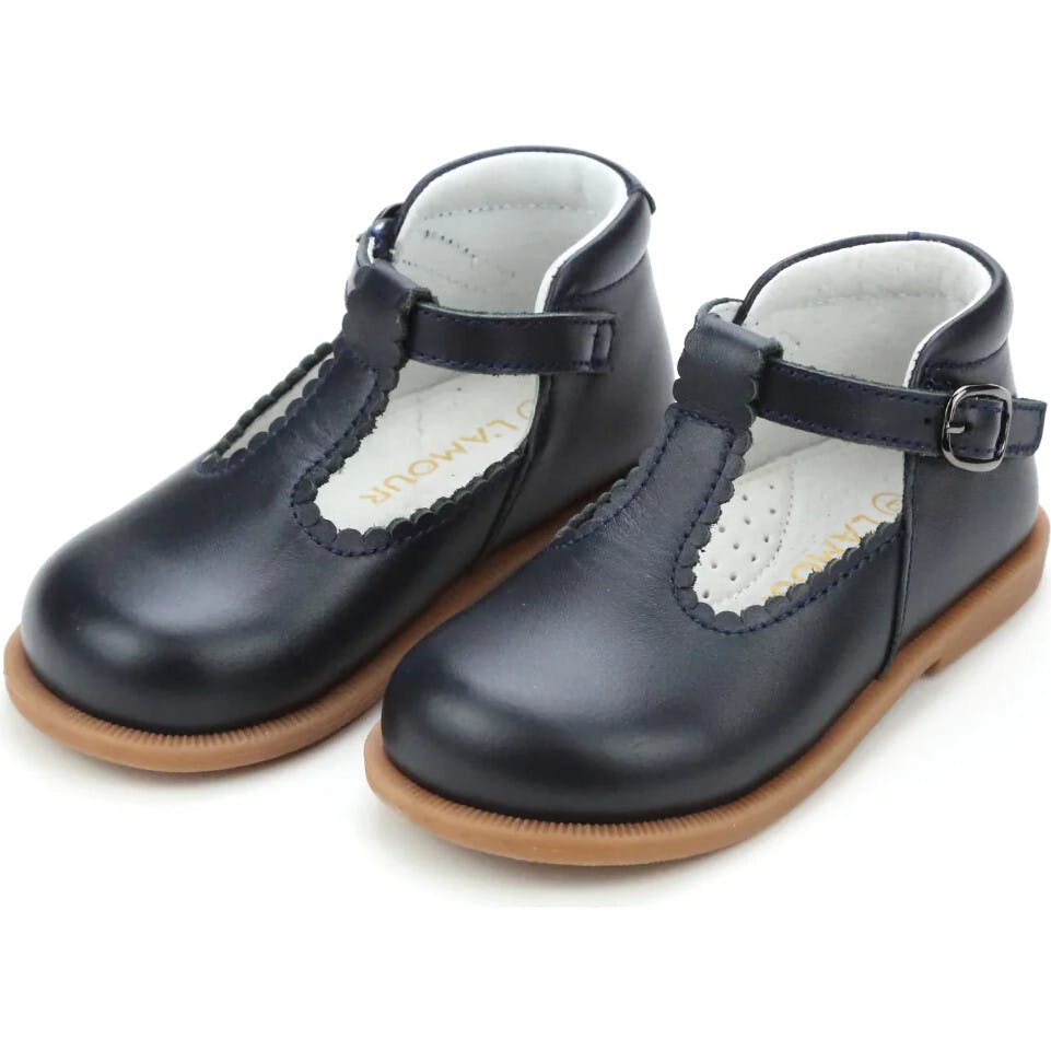 Louise Scalloped T-Strap Mary Jane