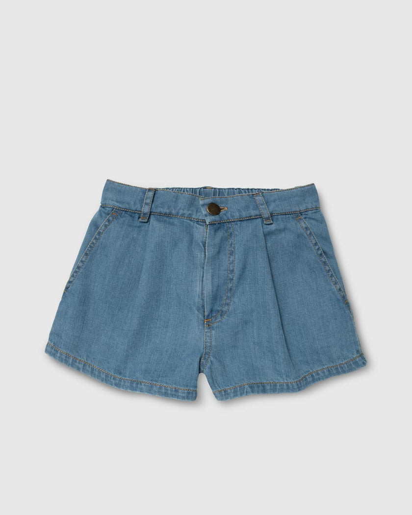 Slouchy Denim Shorts