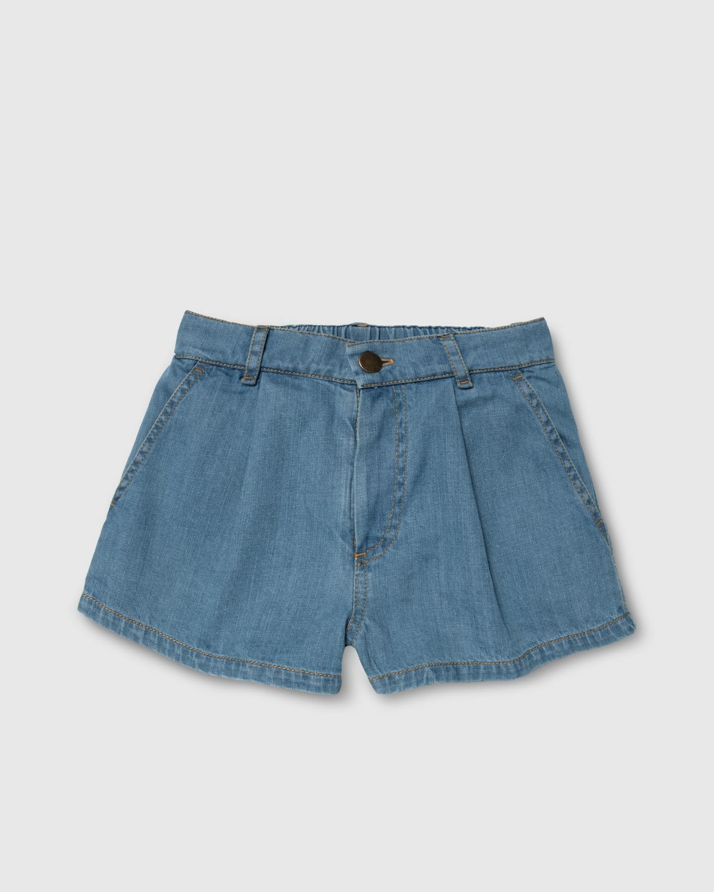 Slouchy Denim Shorts