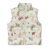Girls Boho Puffer Vest in Yara Floral