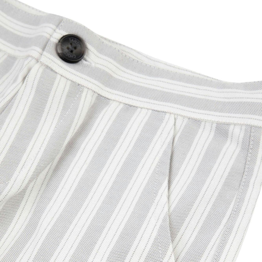 TARTINE ET CHOCOLAT Grey Stripe Cotton Shorts