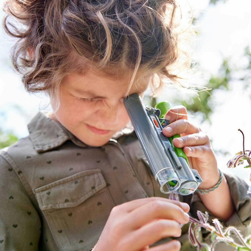 Terra Kids Microscope - Pocket Size with Carabiner and 30x Magnification