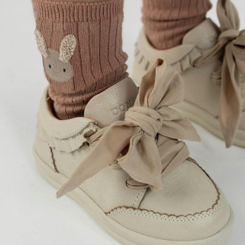 Lexley Sneakers | Cream Leather